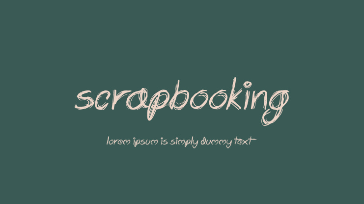 Scrapbooking Font