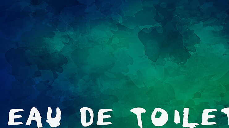 Eau de Toilet Font