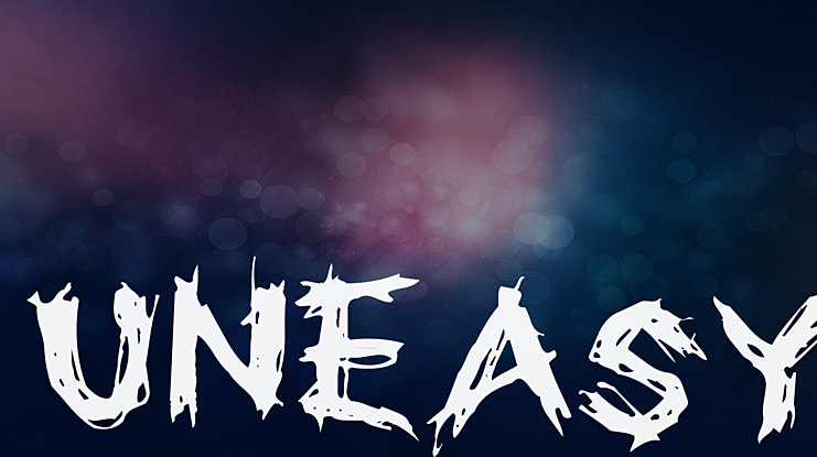 Uneasy Font