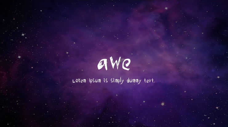 awe Font