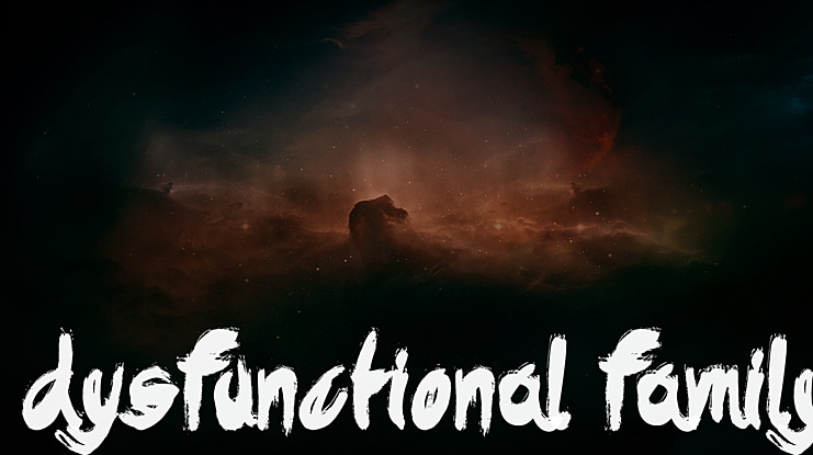 Dysfunctional Family Font