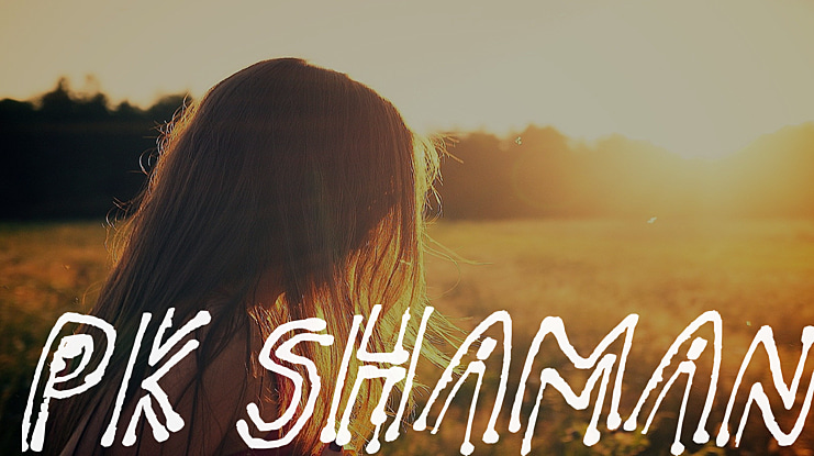 pk shaman Font