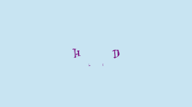 Hard Dumb Font
