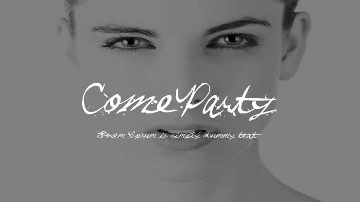 ComeParty Font
