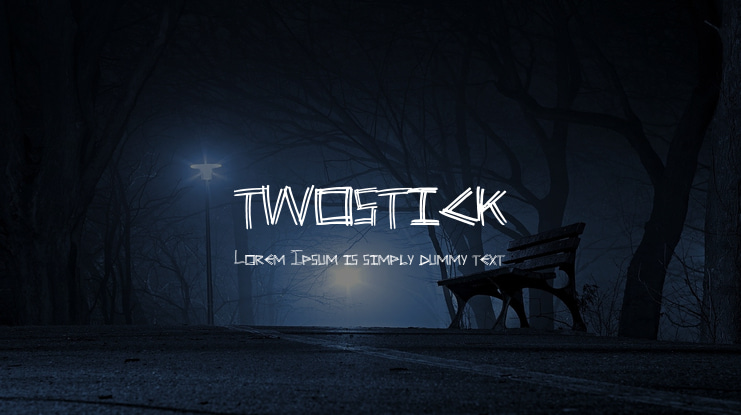 twostick Font