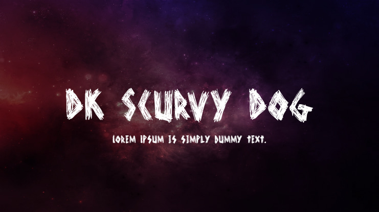 DK Scurvy Dog Font