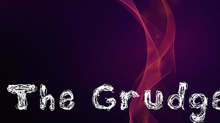 The Grudge Font
