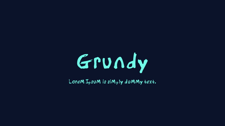 Grundy Font