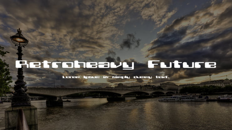 Retroheavy Future Font