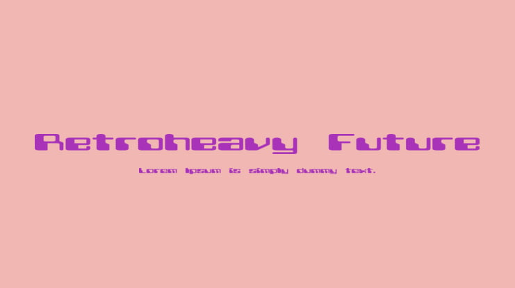Retroheavy Future Font