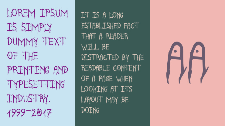 Satanyc Demoniac St Font