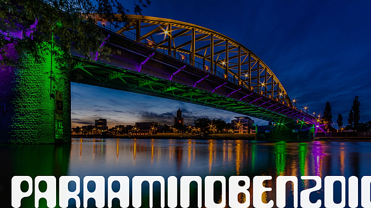 ParaAminobenzoic Font