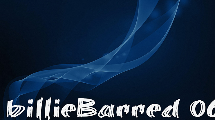 billieBarred 06 Font