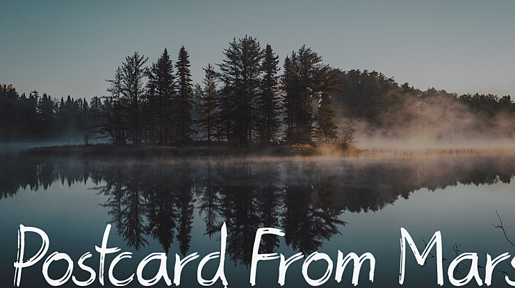 Postcard From Mars Font