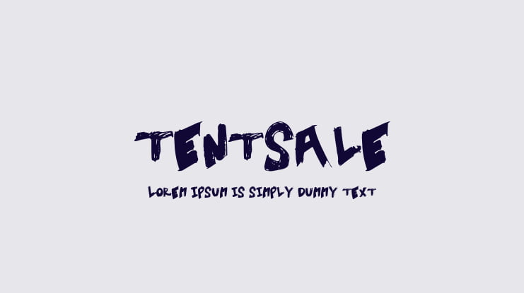 TentSale Font
