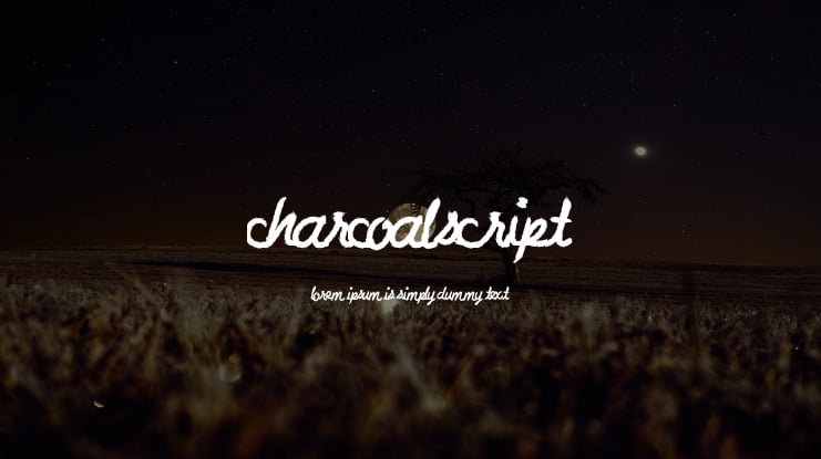 CharcoalScript Font
