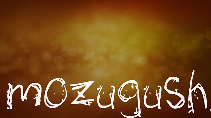 mozugushi Font