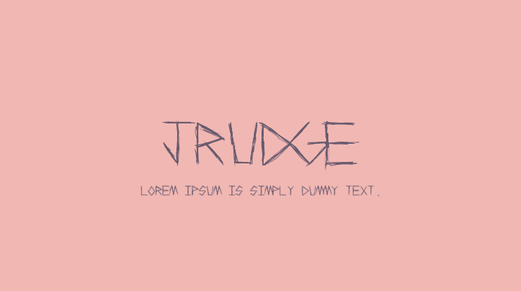 Jrudge Font