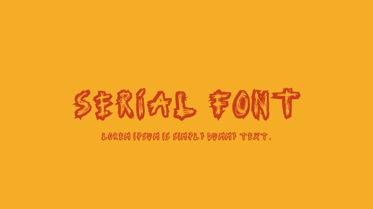 Serial Font