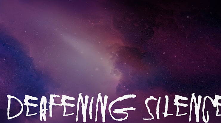 Deafening Silence Font