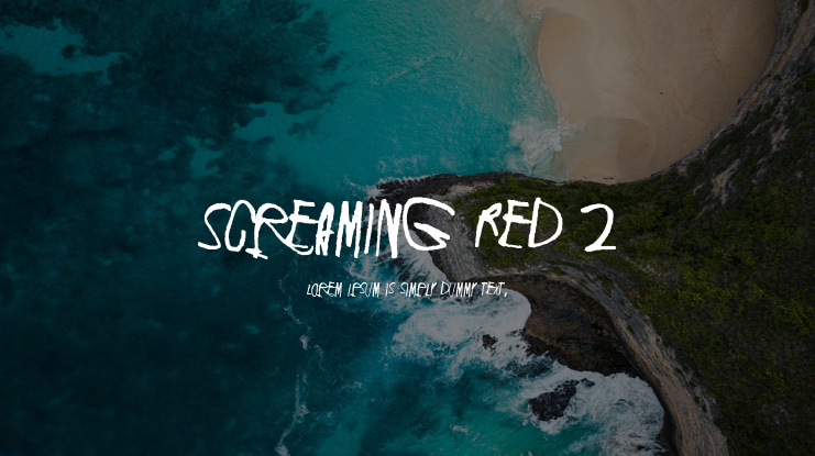 Screaming Red 2 Font Family