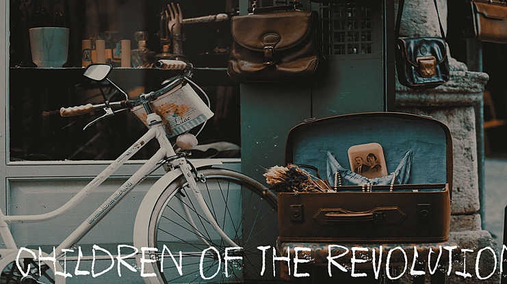 Children of the revolution Font