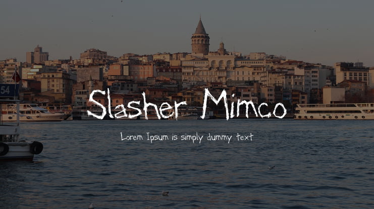 Slasher Mimco Font