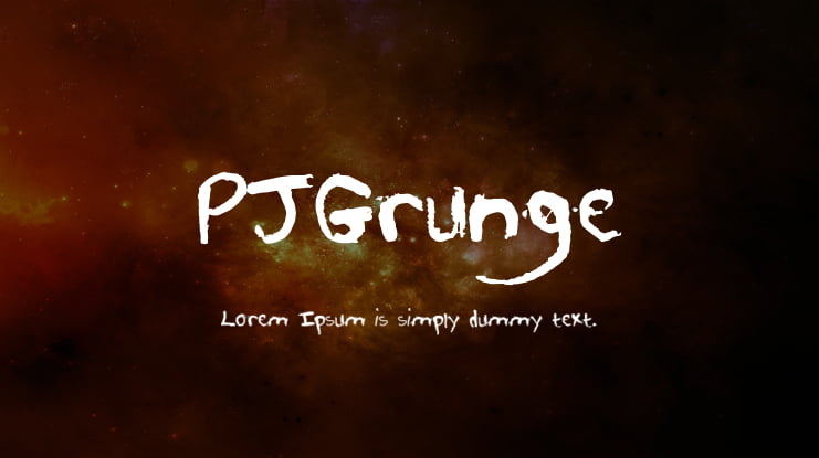 PJGrunge Font