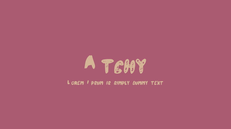 Atchy Font