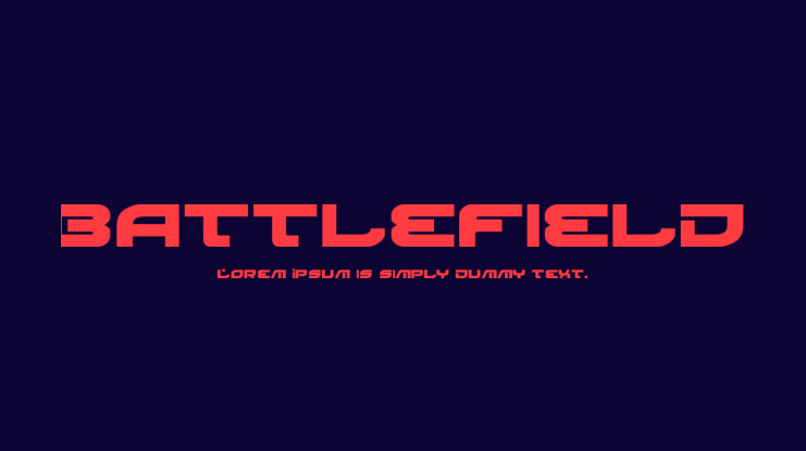 Battlefield Font Family