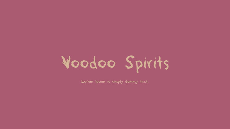 Voodoo Spirits Font