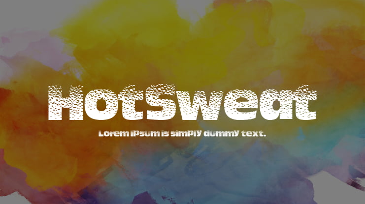 HotSweat Font