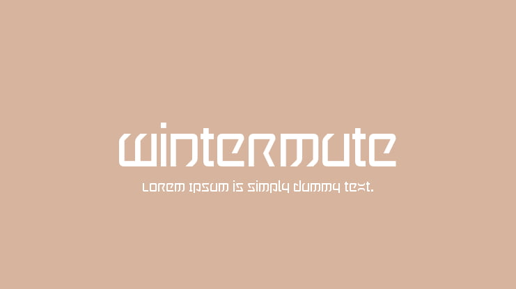 Wintermute Font