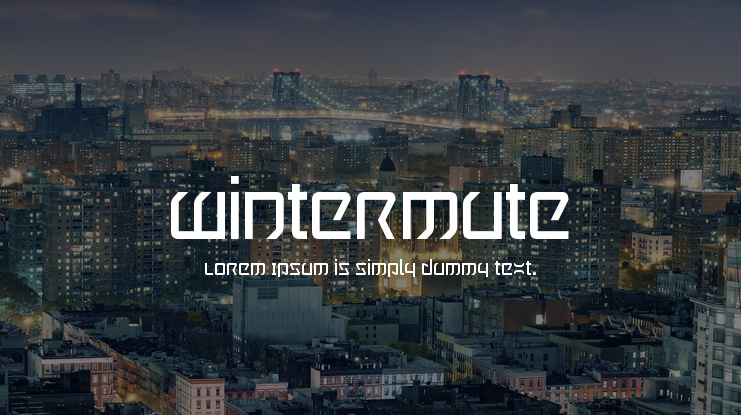 Wintermute Font