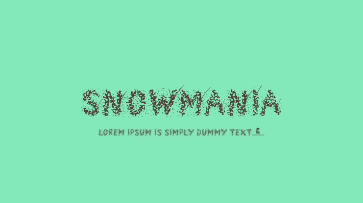 Snowmania Font