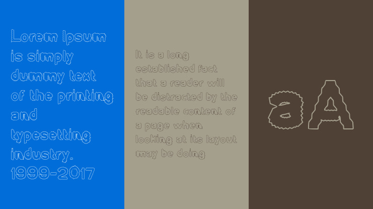 Eskimo and Polar Bear-Hollow Font Family