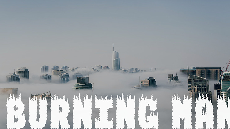 BURNING MAN Font