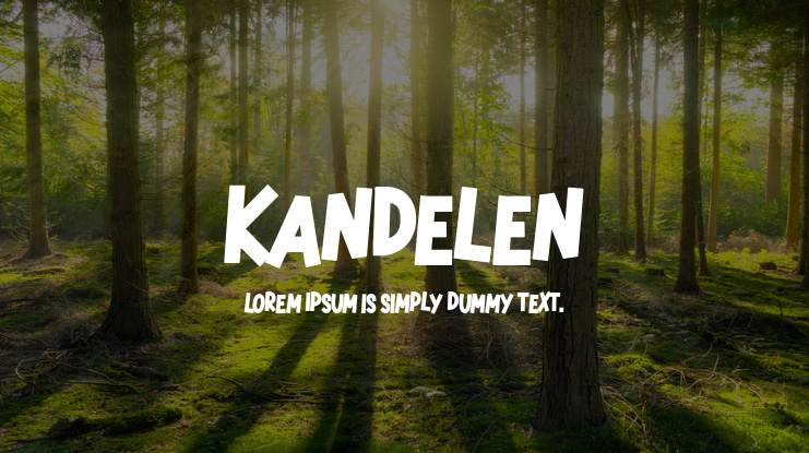 Kandelen Font