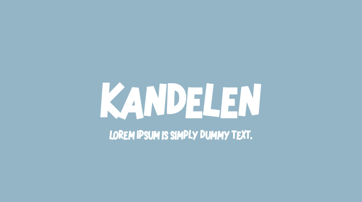 Kandelen Font