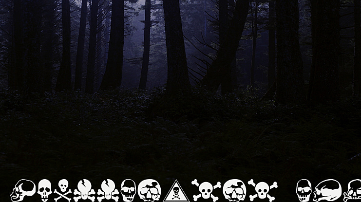 SkullBearer AOE Font