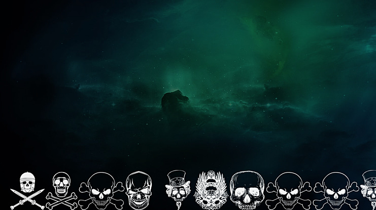 only skulls Font