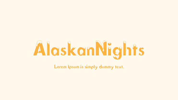 AlaskanNights Font