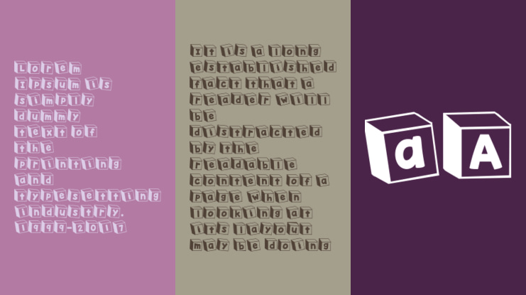 K26ToyBlocks123 Font