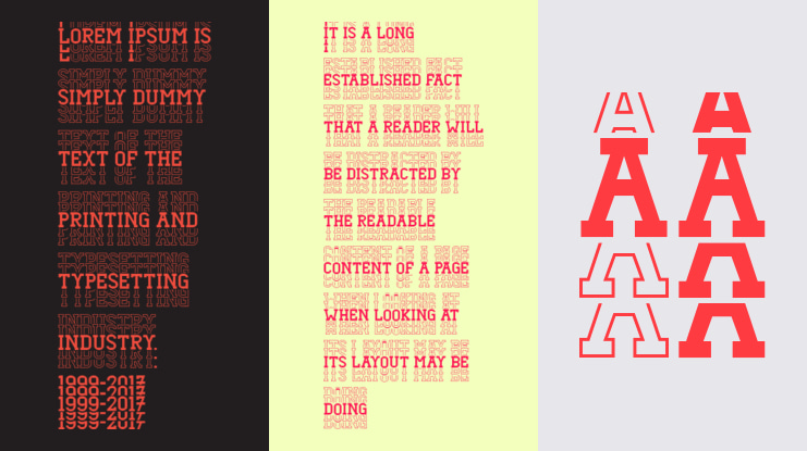 Dezire Stacked Font
