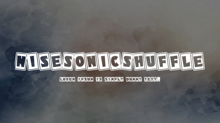 NiseSonicShuffle Font