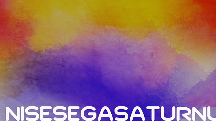 NiseSegaSaturnU Font