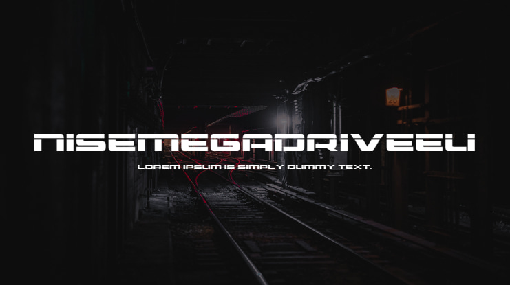 NiseMegaDriveEU Font