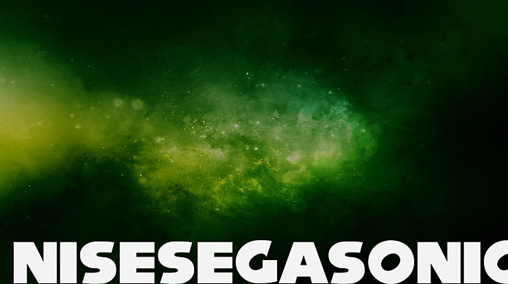 NiseSegaSonic Font