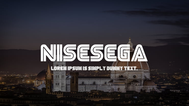 NiseSega Font