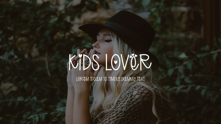 Kids Lover Font